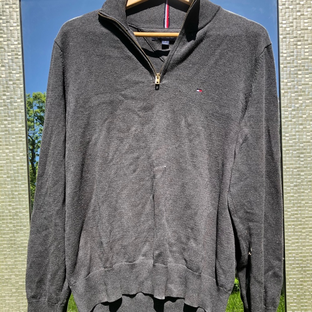tommy hilfiger quarter zip